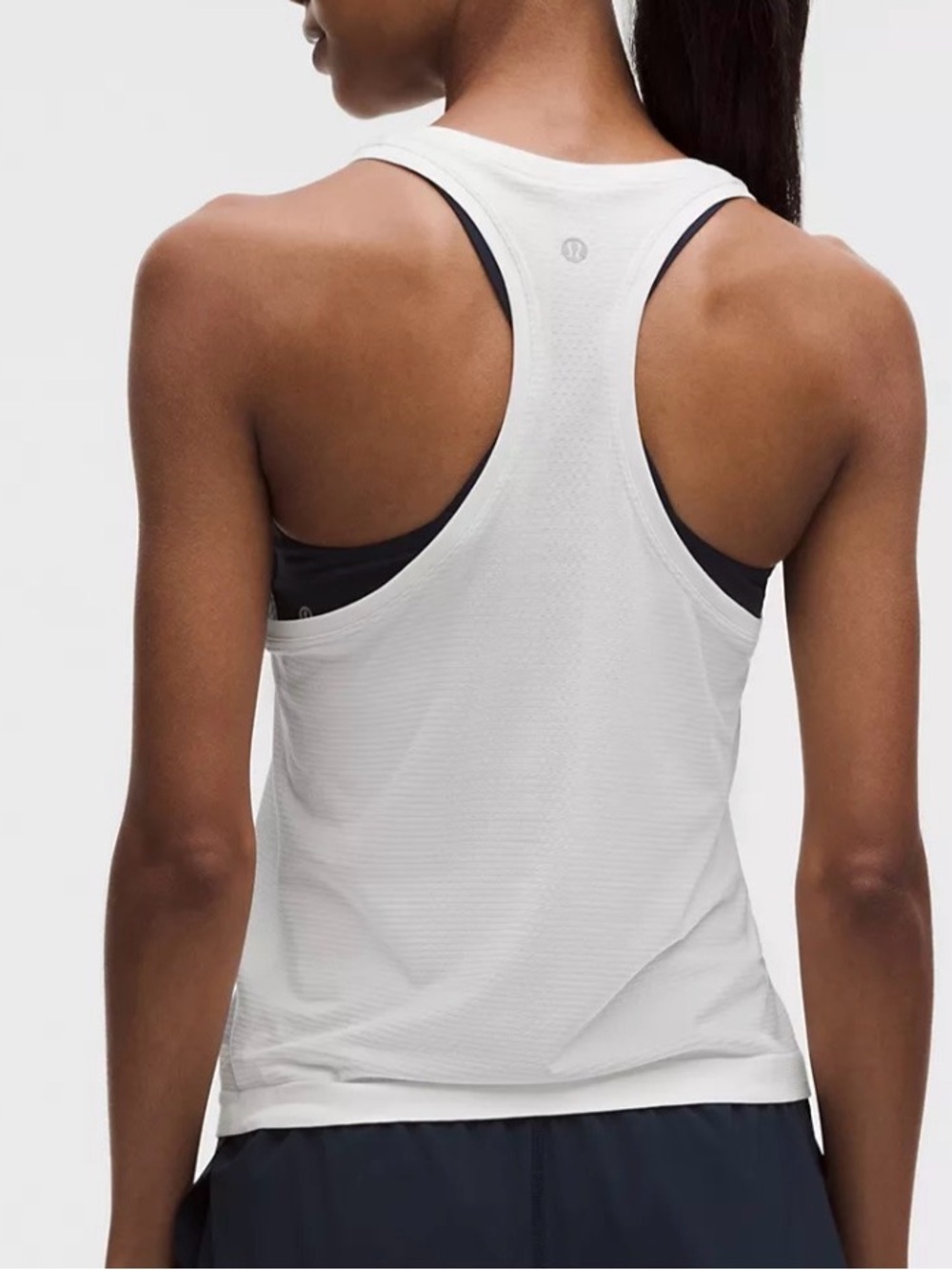 lululemon athletica White Racerback Performance Tank